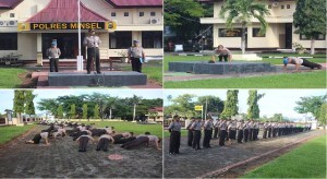 Kecewa !!! Kapolres ARYA PERDANA Lakukan Hal Ini di Apel Pagi