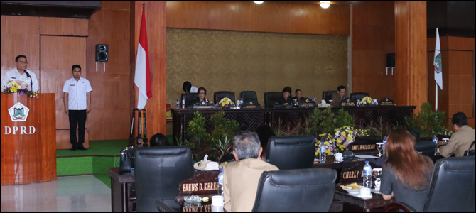 Hari Ini, DPRD Kota Tomohon Tuntaskan Dua Agenda