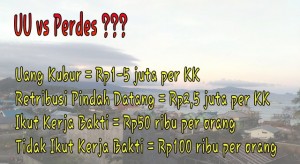 Wow…. Begini Uniknya Perdes di Minut !!