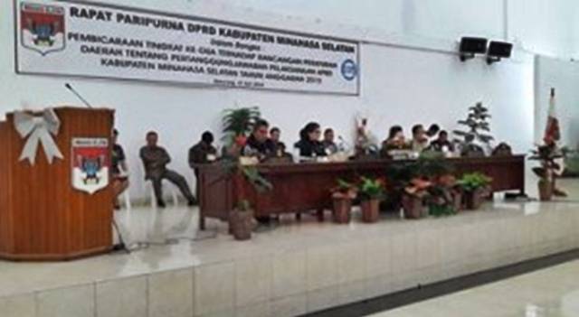Minsel, Pertanggungjawaban Pelaksanaan APBD-03