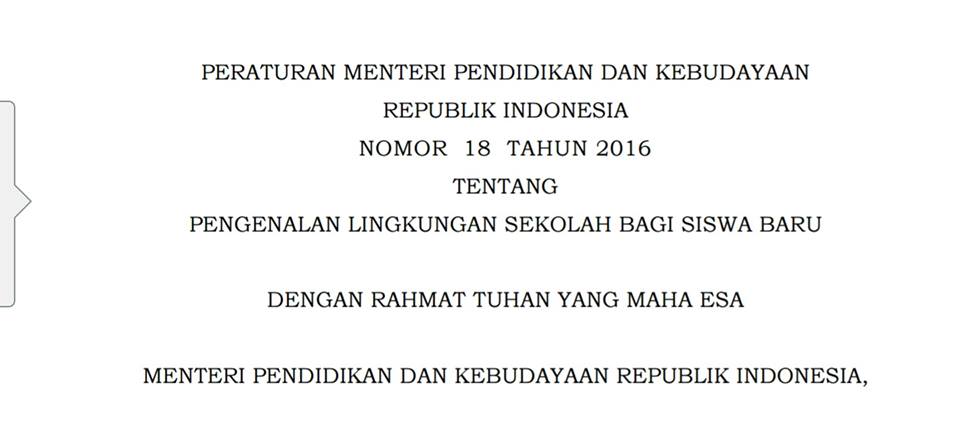 PENTING !!! MOS Berubah Nama, Ini Sejumlah Larangan Menurut Kemendikbud
