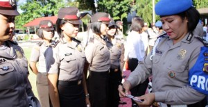 Usai Apel Pagi, Polwan Polda Jalani Pemeriksaan Disiplin 