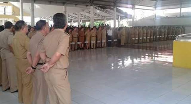 FRANKY WONGKAR Pimpin Apel Perdana Bulan Agustus
