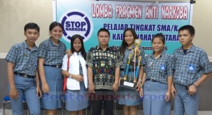 SMK Baramuli Airmadidi Juara I Lomba Fragmen Anti Narkoba se-Kabupaten Minut