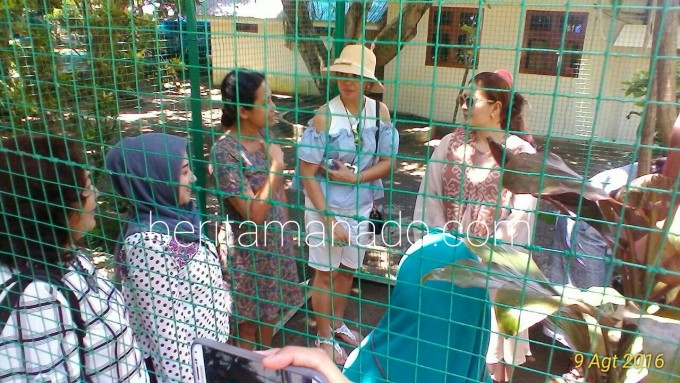 Penasaran dengan Tarsius, Isteri Petinggi Mabes Polri Kunjungi Bitung