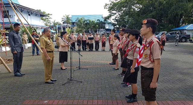 Ini Pesan JANTJE SAJOW Kepada Kontingen Jamnas Pramuka Minahasa