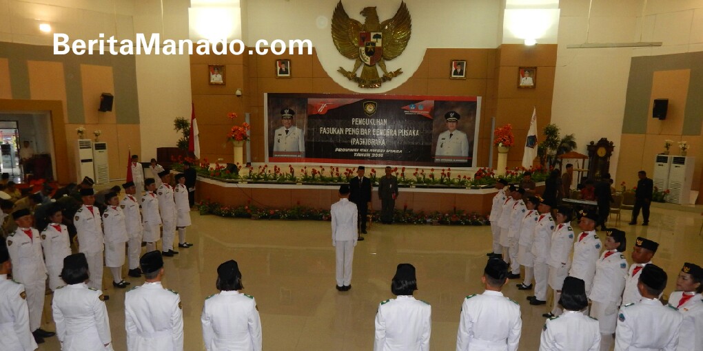 Wagub Sulut Steven Kandouw Kukuhkan Paskibraka