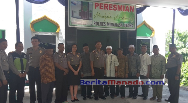 Kapolres Minut AKBP Eko Irianto SIK bersama jajaran Polres Minut.