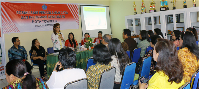 Dari Sosialisasi Pengelolaan Data dan Informasi Kesehatan di Kota Tomohon