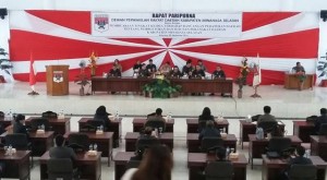 DPRD Minsel Paripurnakan Ranperda Pembentukan Perangkat Daerah