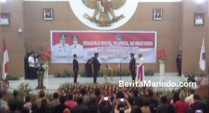 Resmi, OLLY DONDOKAMBEY Lantik EDWIN SILANGEN Sekprov Sulut