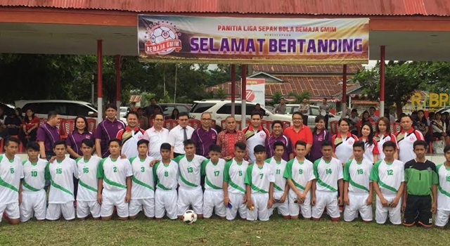 Liga Sepak Bola Remaja Sinode GMIM Resmi Dimulai