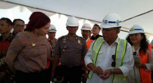 Menteri Basuki Hadimoeljono Tinjau Lokasi Bendungan Kuwil