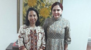 Temui Menteri BUMN RINI SOEMARNO, Ini yang Diperjuangkan VONNIE PANAMBUNAN