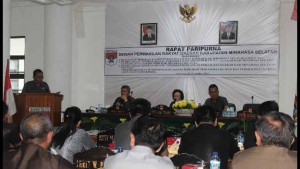 DPRD Minsel Gelar Rapat Paripurna 3 Agenda Sekaligus