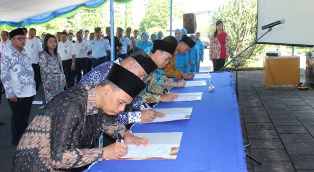 Pelantikan Pejabat Baru Bandara Sam Ratulangi