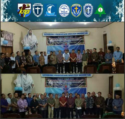 Ibadah Natal KNPI di Student Center GMKI