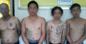 Membawa Sajam, Empat Pemuda Diamankan Polisi