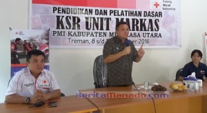 Wabup JOPPI LENGKONG Berharap KSR PMI Siaga Bencana