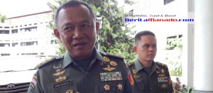Resmikan Kodam XIII Merdeka di Sulut, GANIP WARSITO Siap “Ganyang” Abu Sayyaf