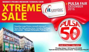 Setiap Selasa !!! Discount Pulsa 50% di itCenter