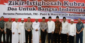 Polda Sulut Gelar Zikir Istigosha Kubra Doa Untuk Bangsa
