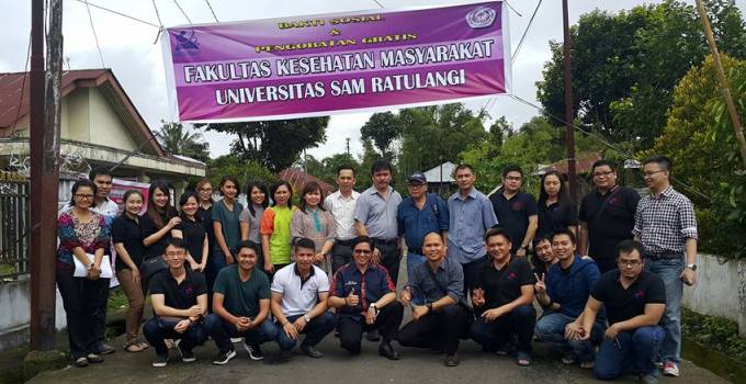 BERITA FOTO: Baksos Dan Pengobatan Gratis FKM Unsrat