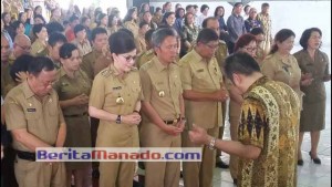 Spektakuler !!! Ibadah Syukur Pemkab Minsel Dihadiri Ribuan Orang