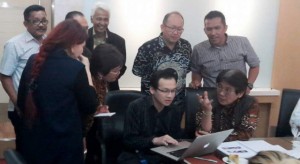 Tim Survei Salim Grup Cek Lokasi di Minut