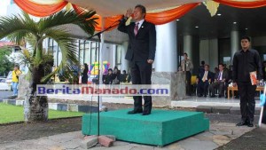 Wabup FRANKY WONGKAR Irup Hari Jadi ke-14 Minsel