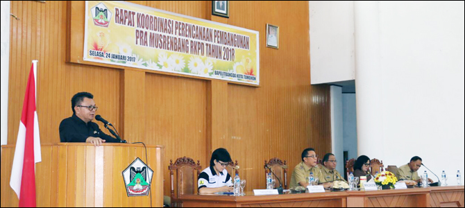 Jimmy Eman Pimpin Rakor Perencanaan Pembangunan Pra Musrembang RKPD 2018
