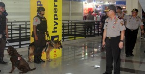 Wakapolda Sulut Pimpin Langsung Penyisiran Lokasi Teror Bom