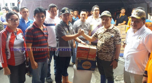 Wabup JOPPI LENGKONG Antar Langsung Bantuan ke Bitung