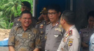 Wabup JOPPI LENGKONG Dukung Pembangunan Pos Polisi Polda Sulut