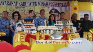 1 Tahun Kepemimpinan, TETTY PARUNTU dan FRANKY WONGKAR Rayakan Dengan Kesederhanaan