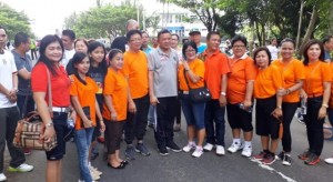 Ikut CFD, Wabup JOPPI LENGKONG Membaur dengan Masyarakat