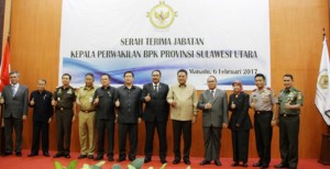 Kapolda Hadiri Sertijab Kepala Perwakilan BPK Provinsi Sulawesi Utara