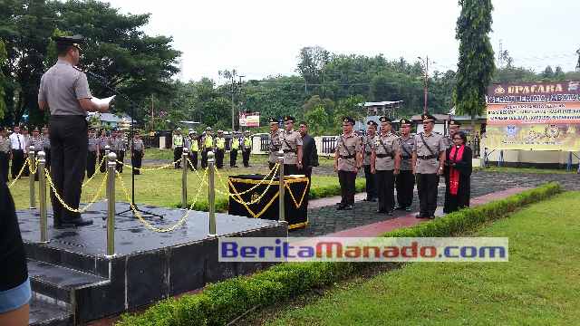 Ini Perwira Yang Disertijabkan di Polres Minsel 9 Perwira Polres Minsel Yang Disertijabkan