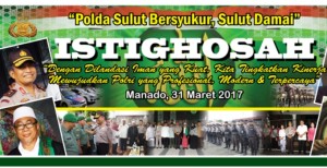 Istighosah Polda Sulut Siap Digelar, Masyarakat Silahkan Hadir