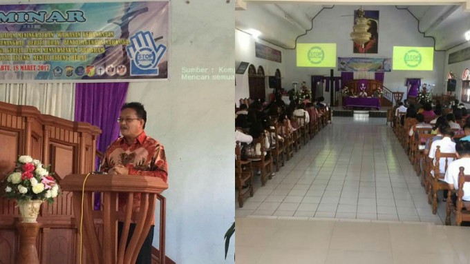 Wawali Apresiasi Seminar Kebangsaan dan Bela Negara di Gereja Tasik