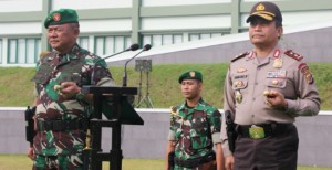 Jaga Sinergitas, TNI-Polri di Sulawesi Utara Gelar Apel Bersama