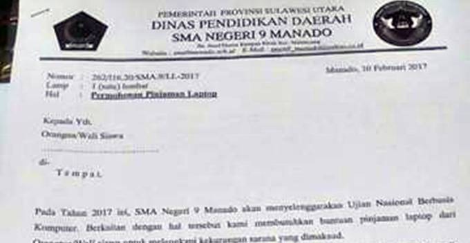 Permohonan Pinjaman Laptop