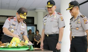 Sambut Kenaikan Pangkat Wakapolda Brigjen Pol Drs. Refdi Andri