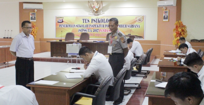 Seleksi SIPSS 2017 Polda Sulut: Calon Siswa Ikuti Tes Psikologi
