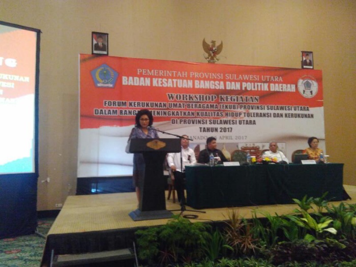RITA DONDOKAMBEY-TAMUNTUAN dan Kesbangpol Sulut Terus Perjuangkan Kehidupan Toleransi di Sulut