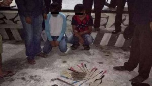 Bawa Sajam, Polres Minsel amankan 2 Pemuda Tompasobaru