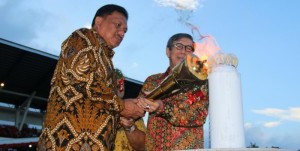 Paskah Nasional 2017 di Sulut, YASONNA LAOLY Ajak Umat Kristen Tebar Bibit Perdamaian