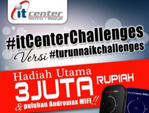 Naik Turun Challenge itCenter Berhadiah Heboh