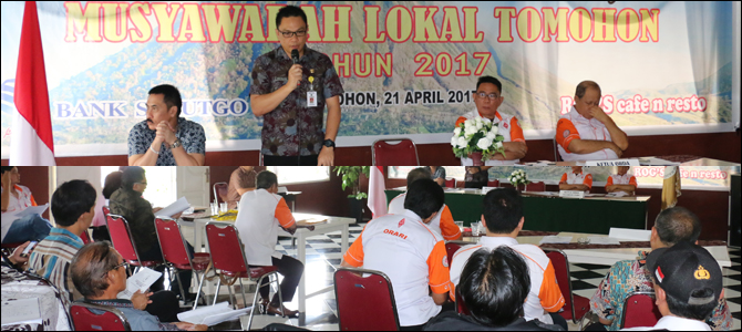Muslok, Enos Pontororing Pimpin ORARI Tomohon Periode 2017-2020