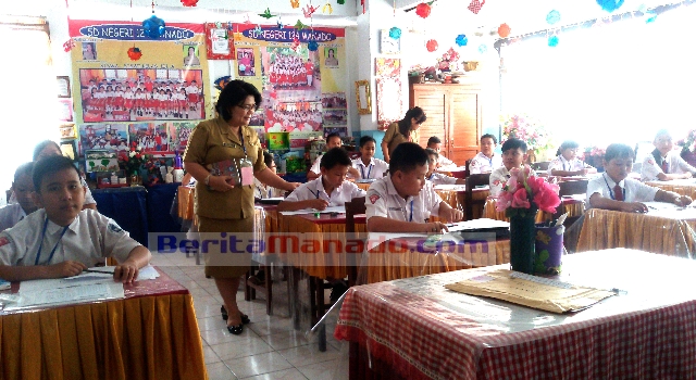 Laksanakan Ujian Nasional, SD Negeri 124 Lakukan Ini Pada Siswanya